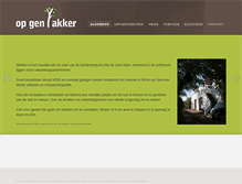 Tablet Screenshot of opgenakker.nl